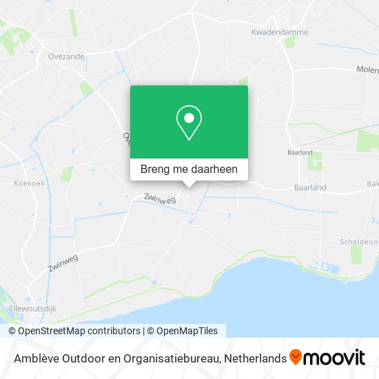 Amblève Outdoor en Organisatiebureau kaart