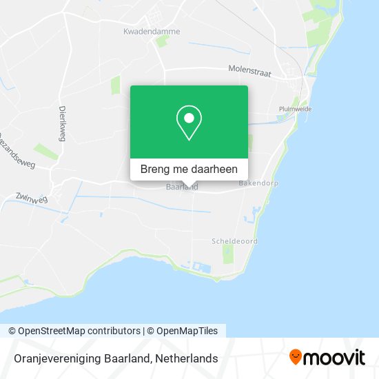 Oranjevereniging Baarland kaart