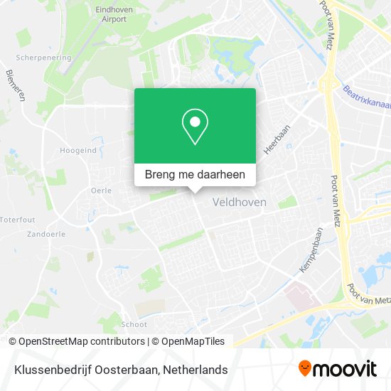 Klussenbedrijf Oosterbaan kaart