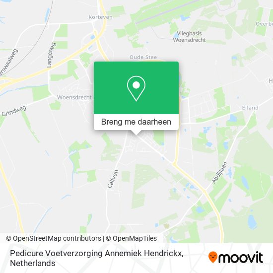 Pedicure Voetverzorging Annemiek Hendrickx kaart