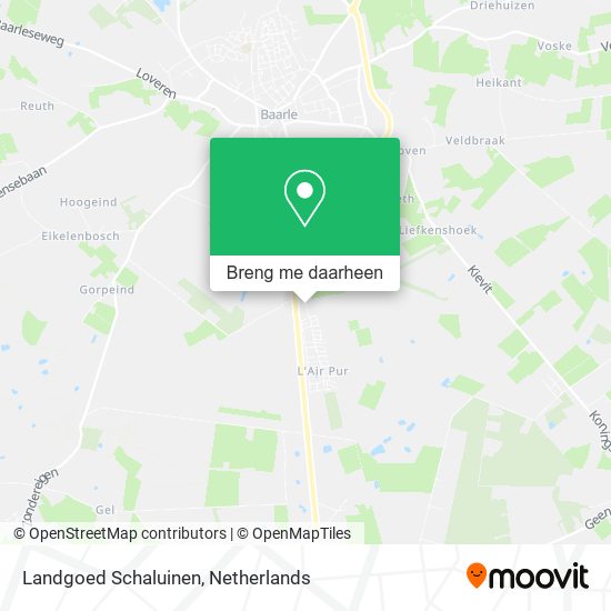 Landgoed Schaluinen kaart