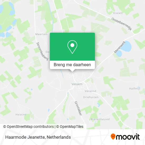 Haarmode Jeanette kaart