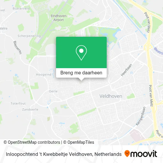Inloopochtend 't Kwebbeltje Veldhoven kaart