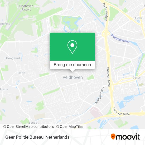 Geer Politie Bureau kaart