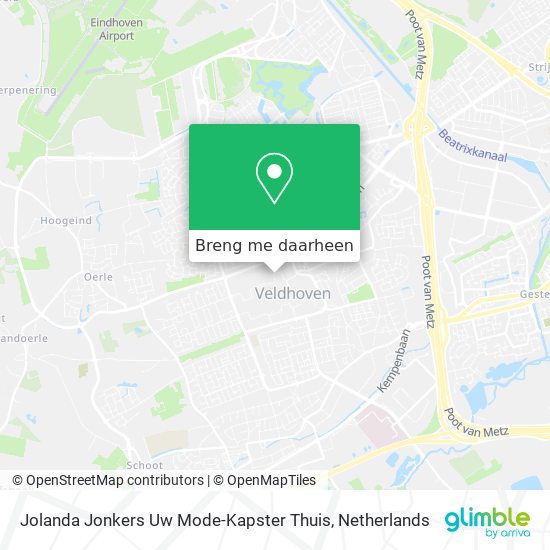 Jolanda Jonkers Uw Mode-Kapster Thuis kaart