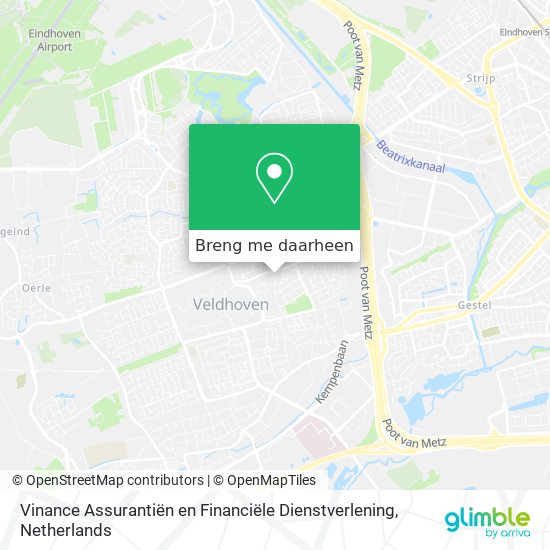 Vinance Assurantiën en Financiële Dienstverlening kaart