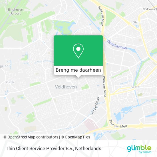 Thin Client Service Provider B.v. kaart