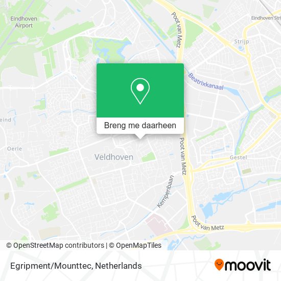 Egripment/Mounttec kaart