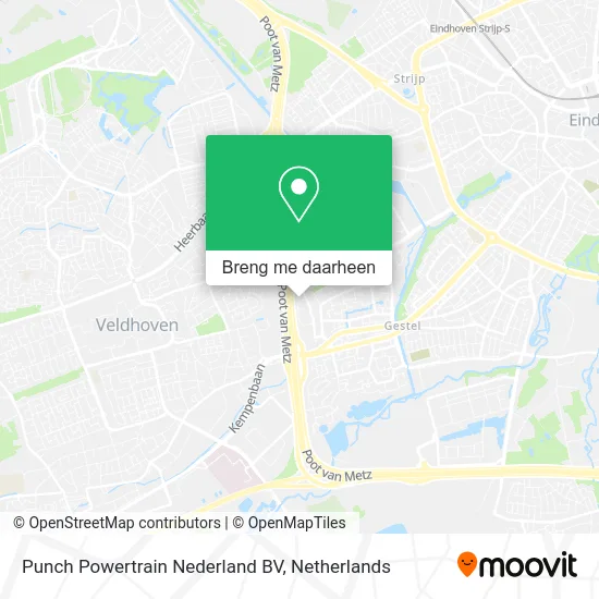 Punch Powertrain Nederland BV kaart