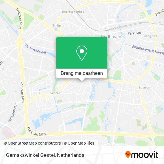 Gemakswinkel Gestel kaart