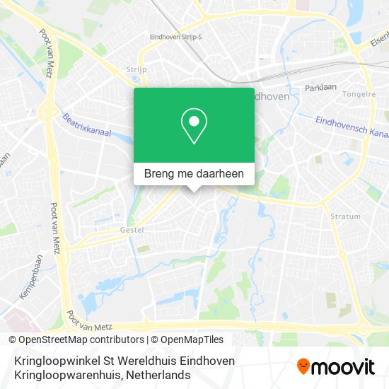 Kringloopwinkel St Wereldhuis Eindhoven Kringloopwarenhuis kaart