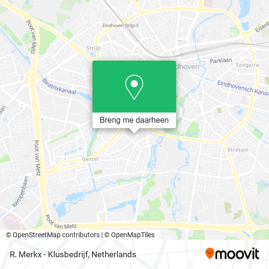 R. Merkx - Klusbedrijf kaart