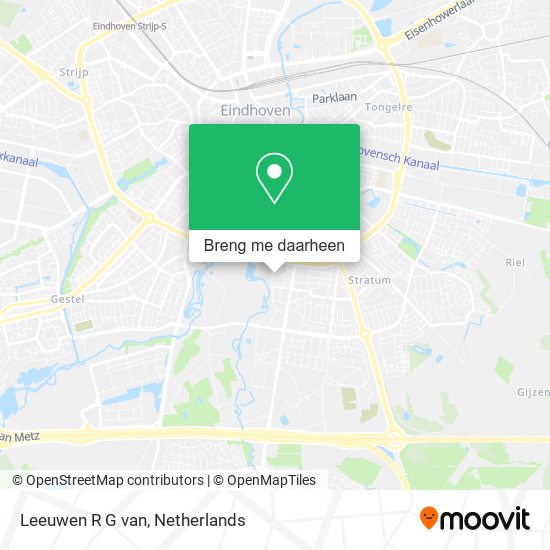 Leeuwen R G van kaart