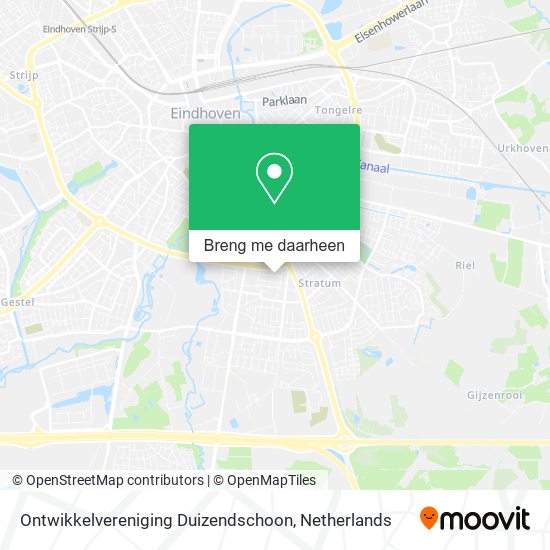 Ontwikkelvereniging Duizendschoon kaart