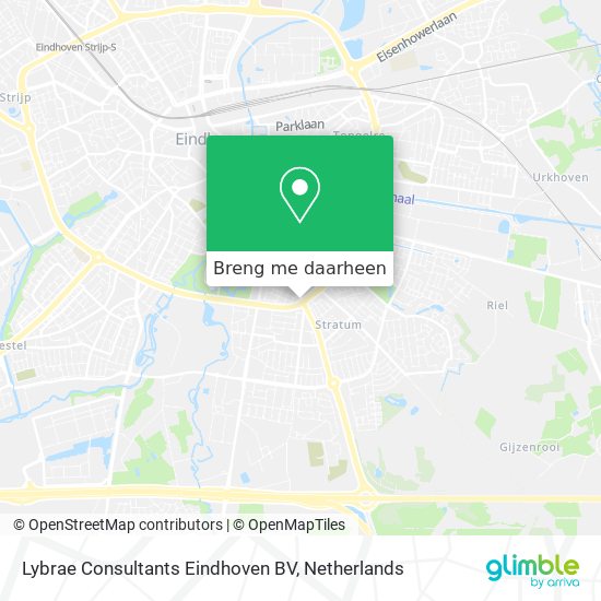 Lybrae Consultants Eindhoven BV kaart