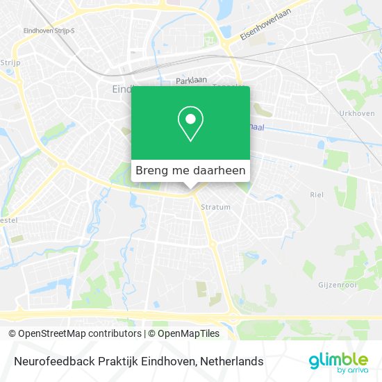 Neurofeedback Praktijk Eindhoven kaart