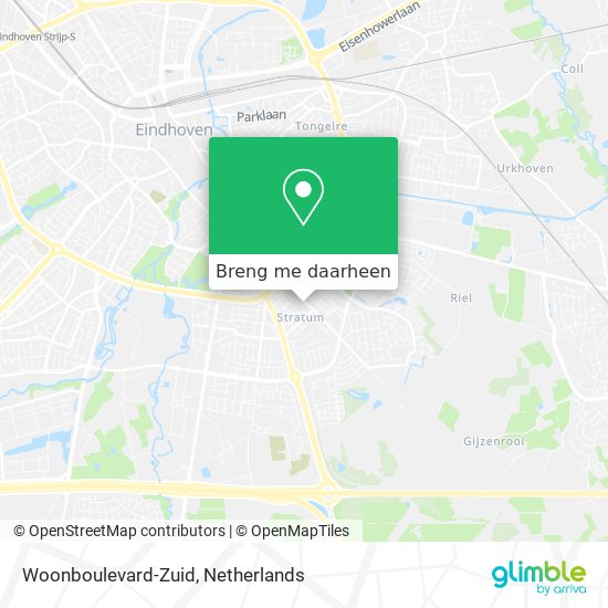 Woonboulevard-Zuid kaart