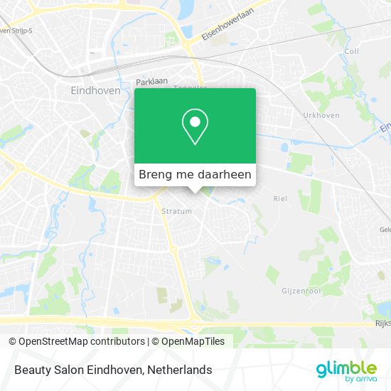 Beauty Salon Eindhoven kaart