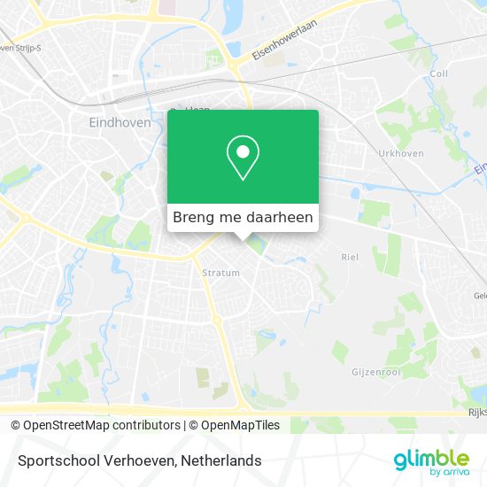 Sportschool Verhoeven kaart