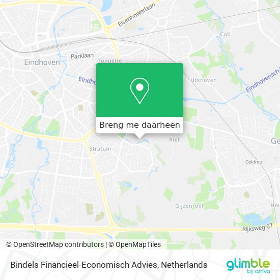Bindels Financieel-Economisch Advies kaart