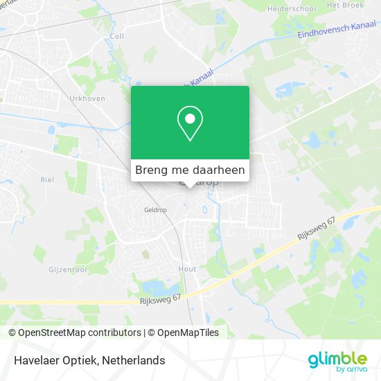 Havelaer Optiek kaart