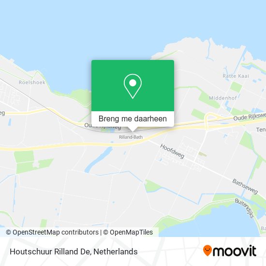 Houtschuur Rilland De kaart