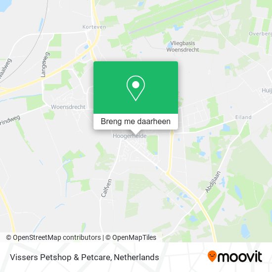 Vissers Petshop & Petcare kaart