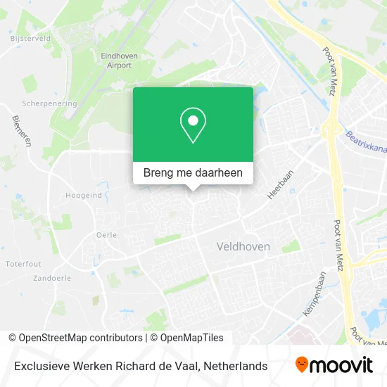 Exclusieve Werken Richard de Vaal kaart