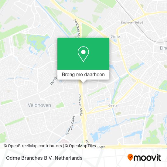 Odme Branches B.V. kaart