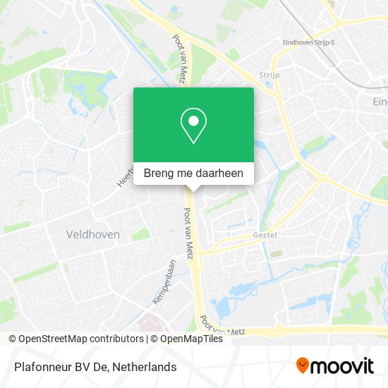 Plafonneur BV De kaart