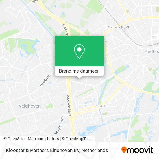 Klooster & Partners Eindhoven BV kaart
