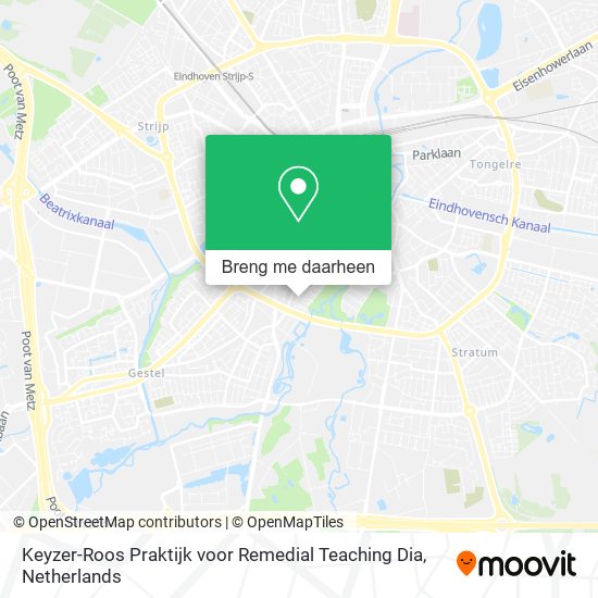 Keyzer-Roos Praktijk voor Remedial Teaching Dia kaart