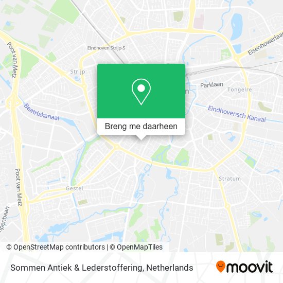 Sommen Antiek & Lederstoffering kaart