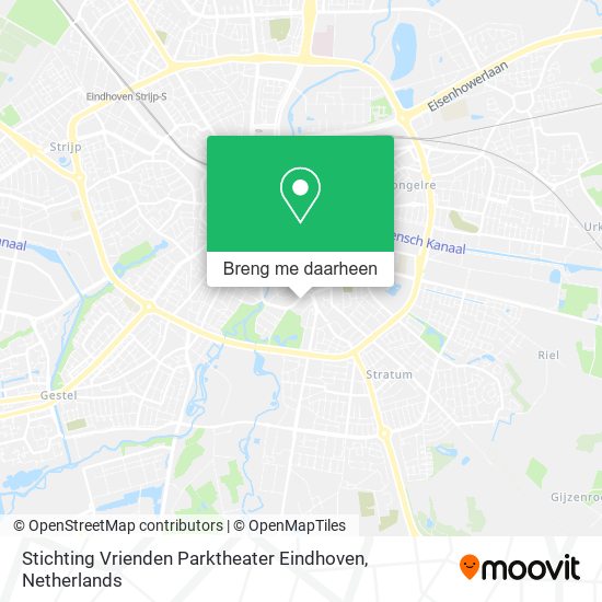 Stichting Vrienden Parktheater Eindhoven kaart