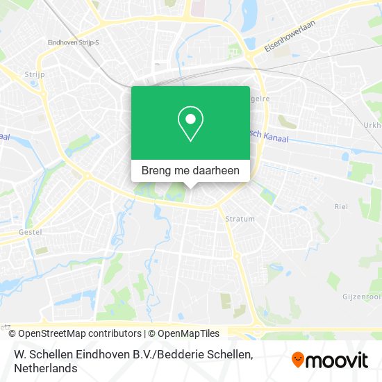 W. Schellen Eindhoven B.V. / Bedderie Schellen kaart