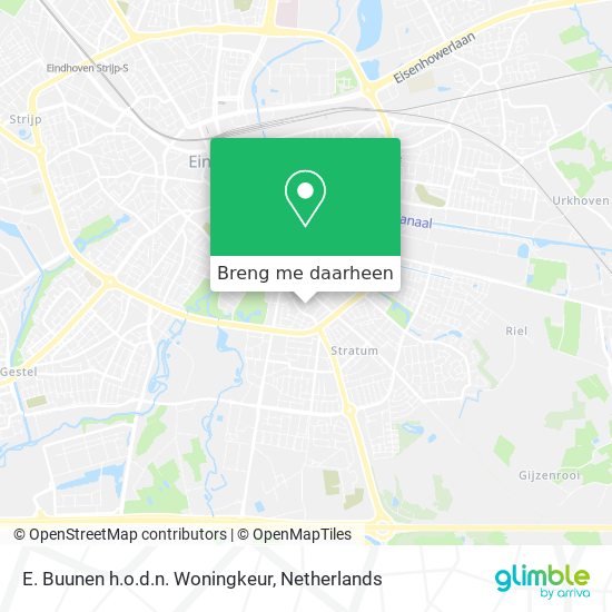 E. Buunen h.o.d.n. Woningkeur kaart