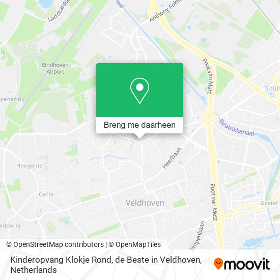 Kinderopvang Klokje Rond, de Beste in Veldhoven kaart