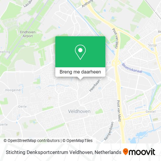 Stichting Denksportcentrum Veldhoven kaart