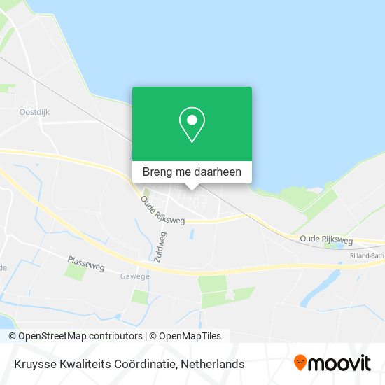 Kruysse Kwaliteits Coördinatie kaart