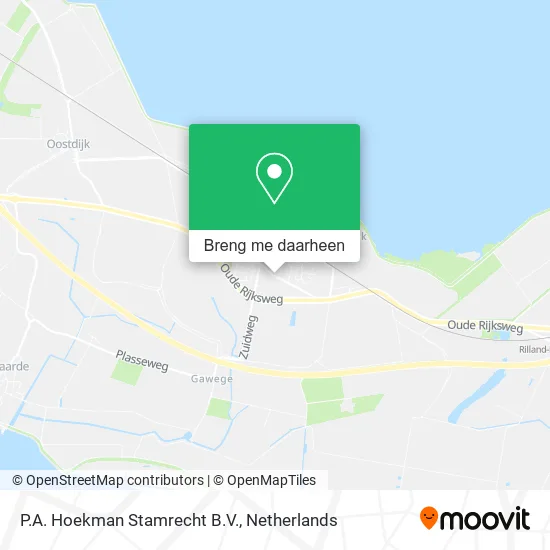 P.A. Hoekman Stamrecht B.V. kaart