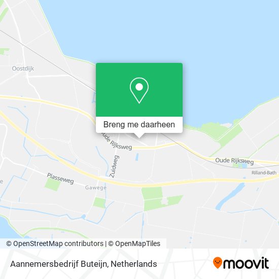 Aannemersbedrijf Buteijn kaart