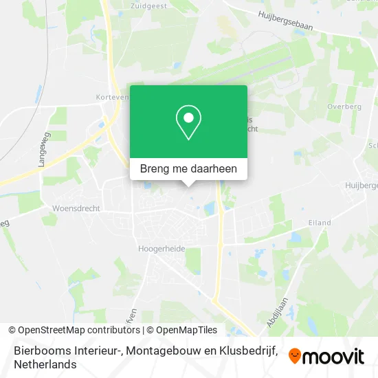 Bierbooms Interieur-, Montagebouw en Klusbedrijf kaart