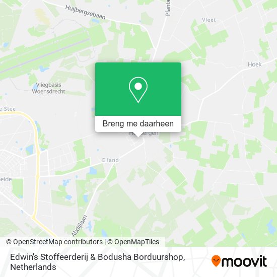 Edwin's Stoffeerderij & Bodusha Borduurshop kaart