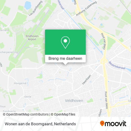Wonen aan de Boomgaard kaart