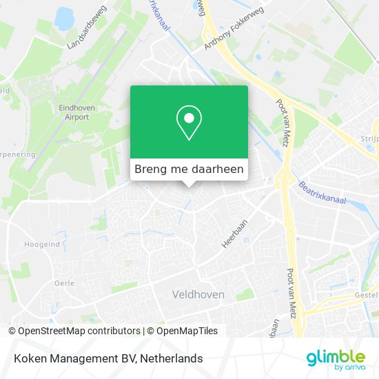 Koken Management BV kaart