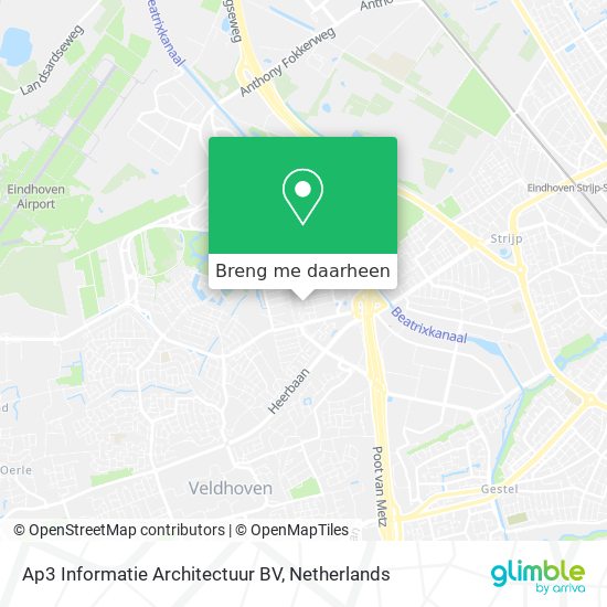 Ap3 Informatie Architectuur BV kaart