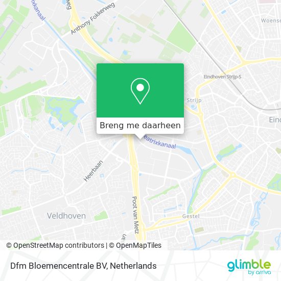 Dfm Bloemencentrale BV kaart