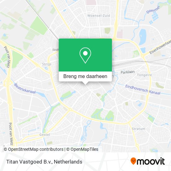 Titan Vastgoed B.v. kaart