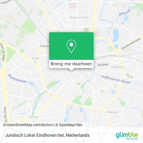 Juridisch Loket Eindhoven het kaart