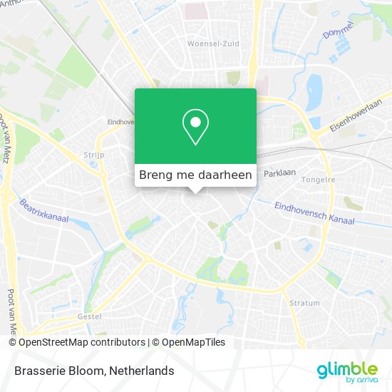 Brasserie Bloom kaart